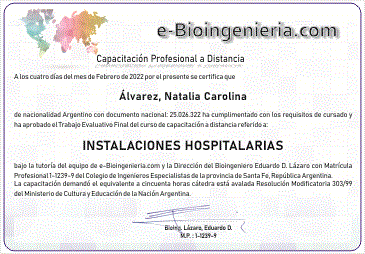 e-Bioingenieria.Com | Certificación de los cursos de capacitación a distancia